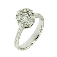 Anello Chimento Donna Fleur in Oro bianco Diamante 1.01 Ct 1A06148B75140 - 1A06148B75140